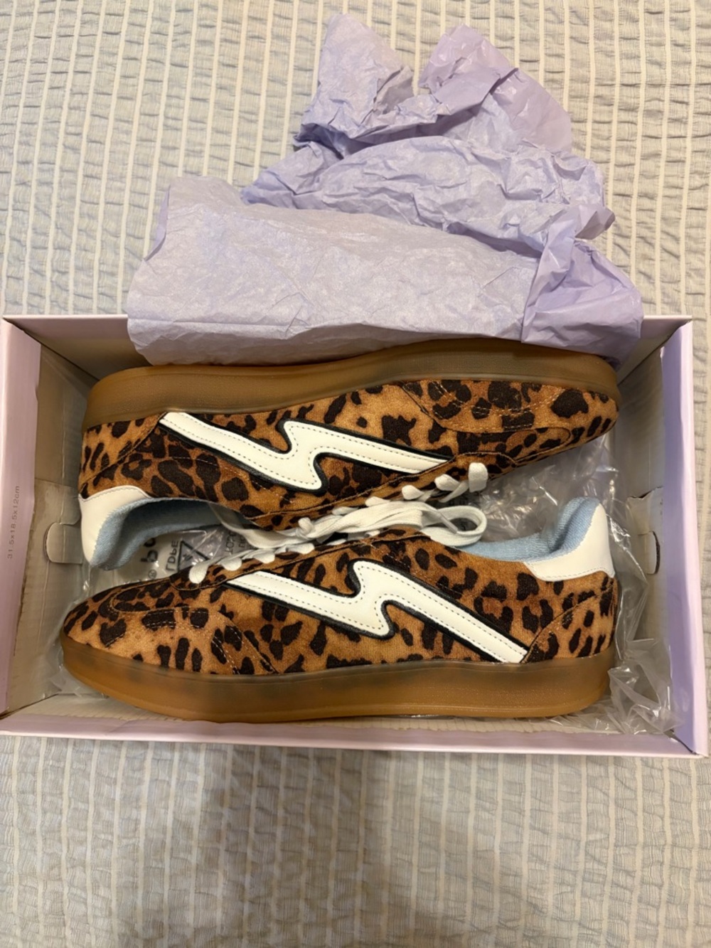 Madden Girl Giia Leopard Print Sneakers